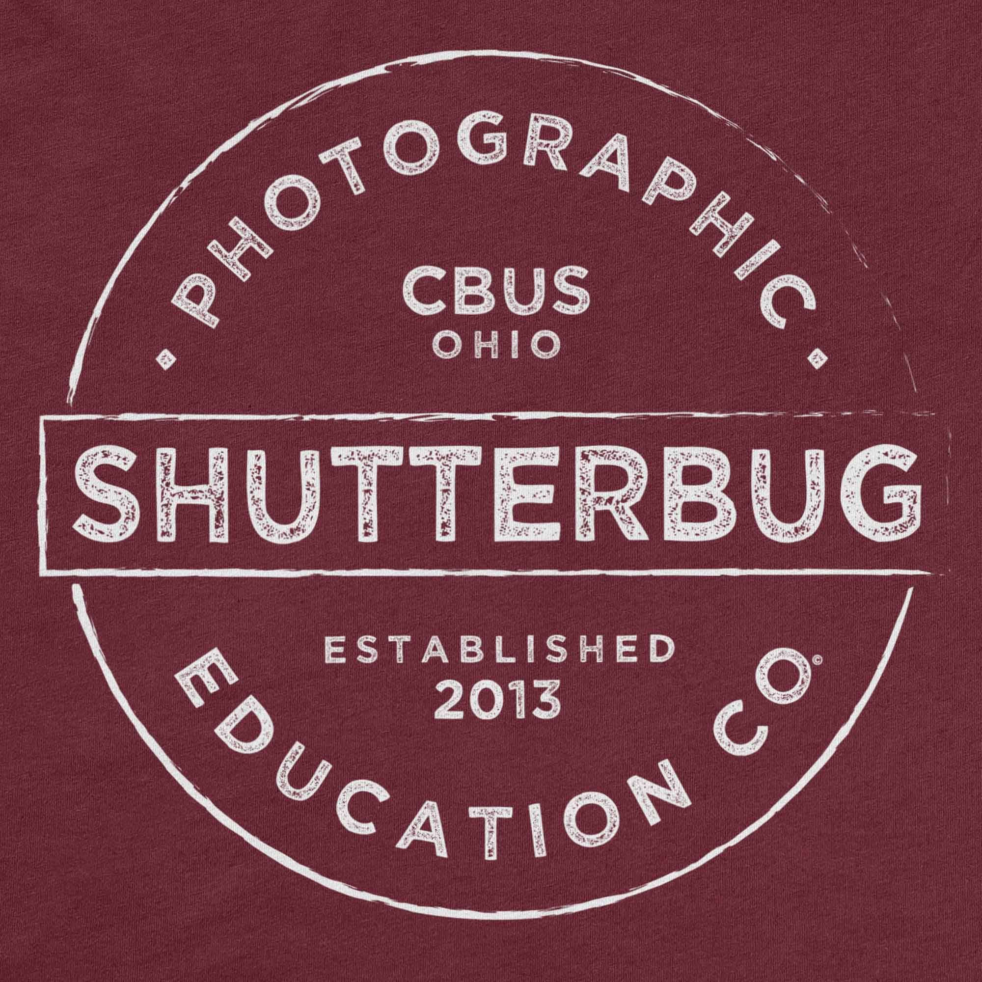 Shutterbug Training Retro Logo Design Detail