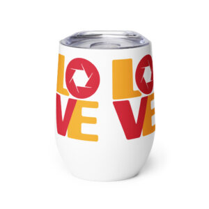 LOVE PHOTOGRAPHY WINE TUMBLER